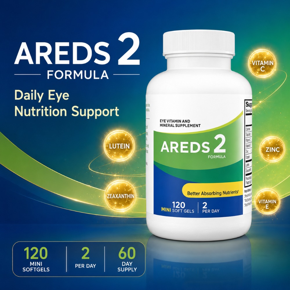 Nutrition Zinc - AREDS 2 Formula Eye Vitamin Supplement