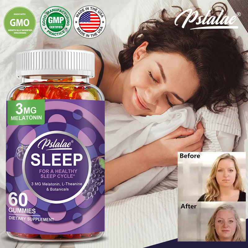 Melatonin Sleep Gummy - Sleep Gummies - Relaxation, Reduce Stress,