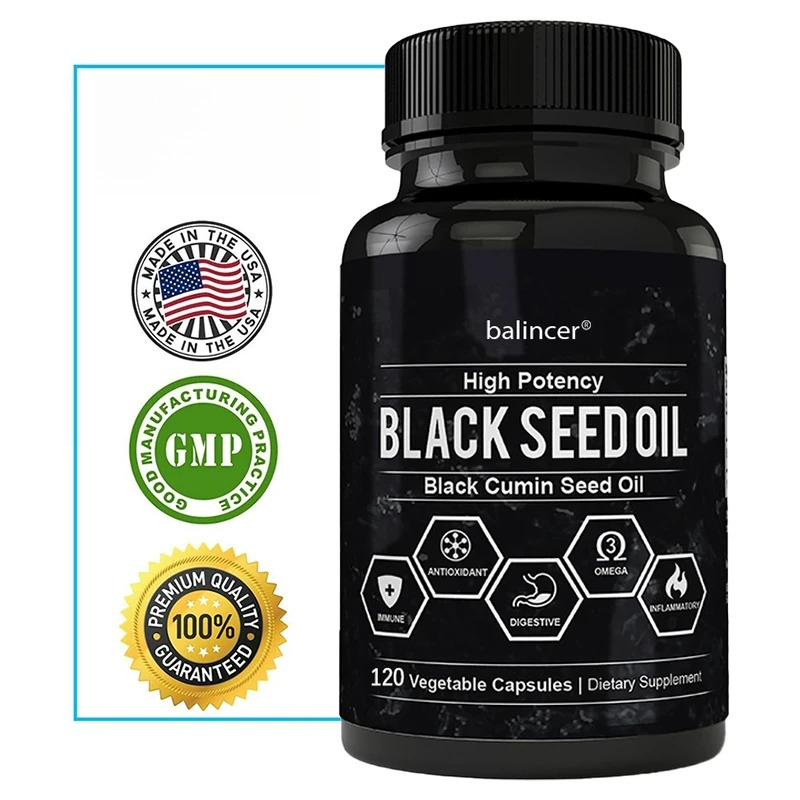 Black Seed Oil Capsule - Black Cumin Seed Oil - Supports