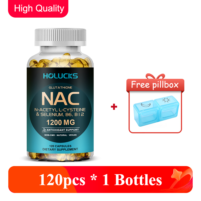 Nac N Acetyl Cysteine - NAC 1200mg Capsules, Liver Health, Detox,