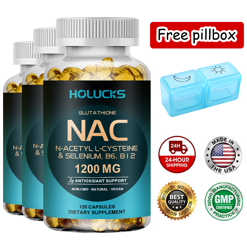 Nac N Acetyl Cysteine - NAC Glutathione Capsules Supplement, Liver Detox
