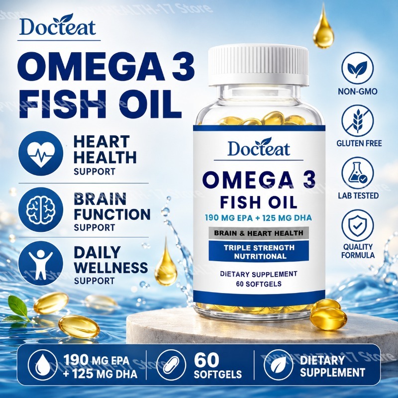 Omega 3 Fish Oil - Docteat Omega 3 Fish Oil Softgels