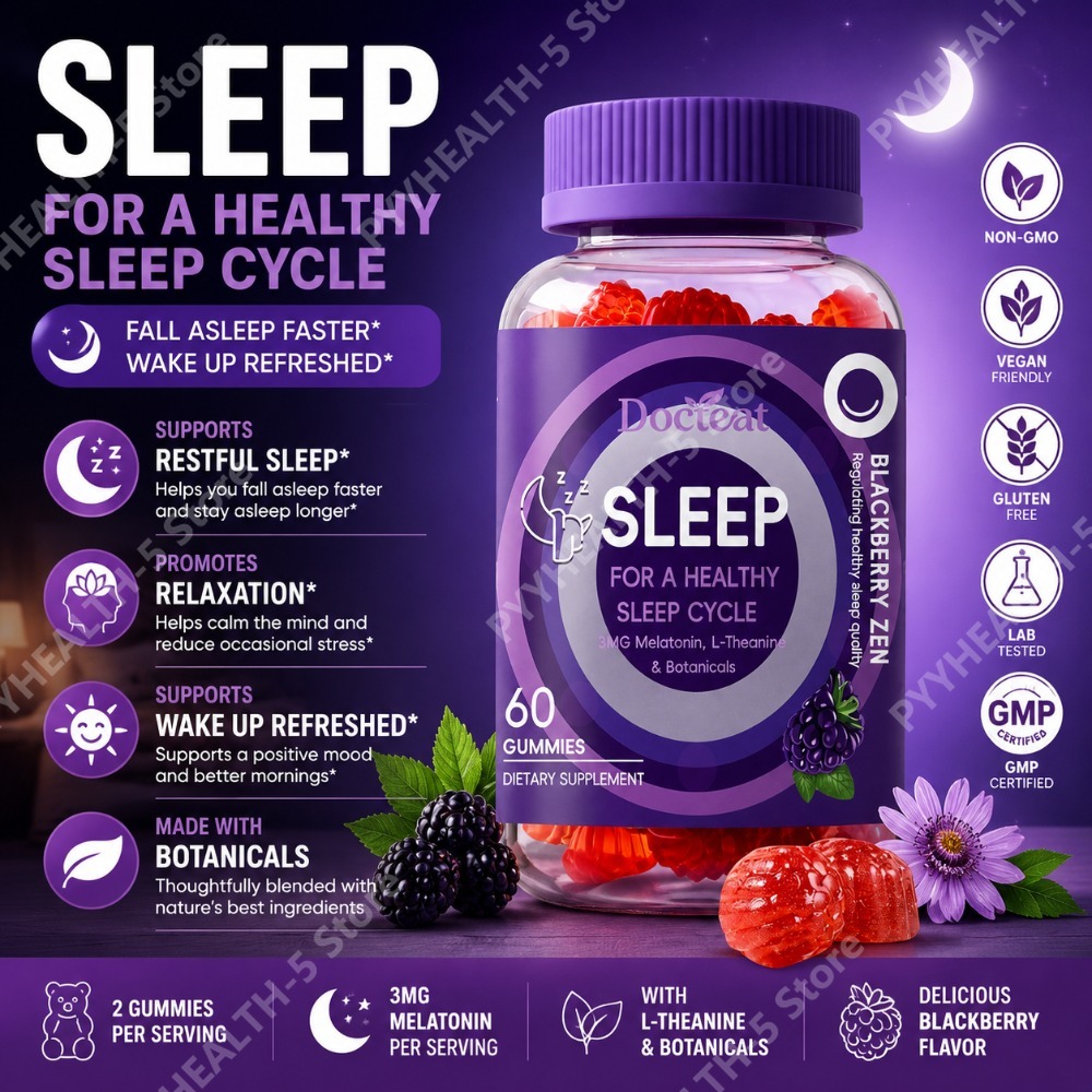 Melatonin Sleep Gummy - Docteat Sleep Gummies 3mg Melatonin with