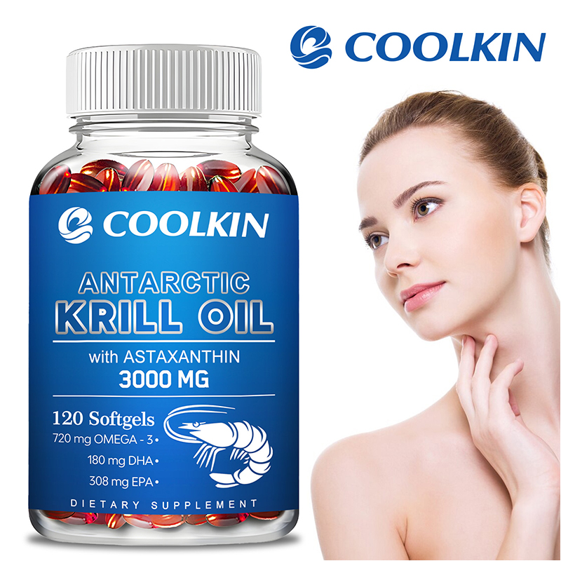 Omega 3 Fish Oil - Antarctic Krill Oil 3000mg - Omega-3