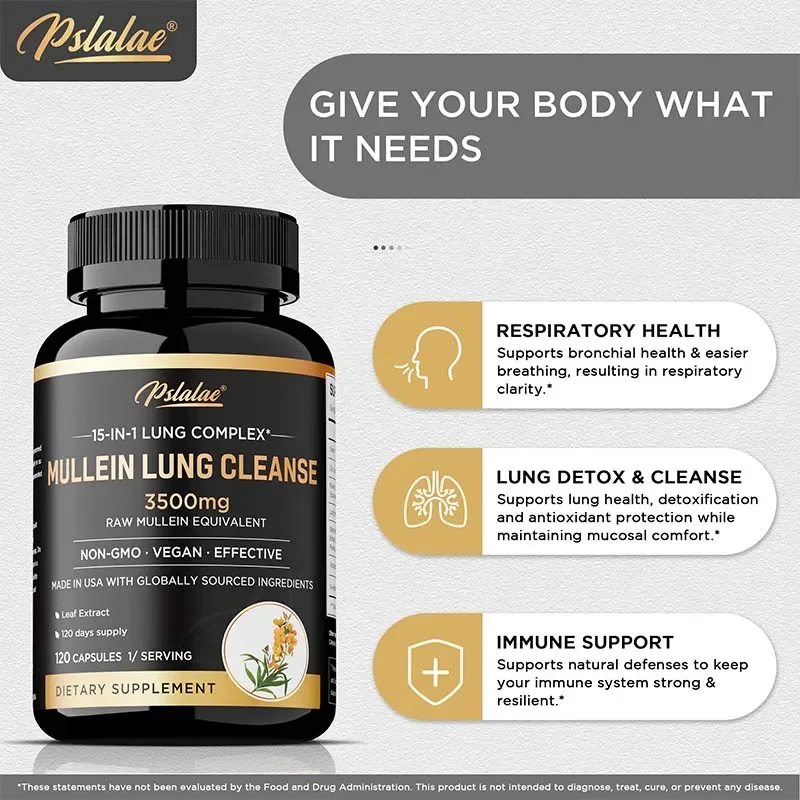 Nac N Acetyl Cysteine - Mullein Lung Cleansing - Smoker's Respiratory
