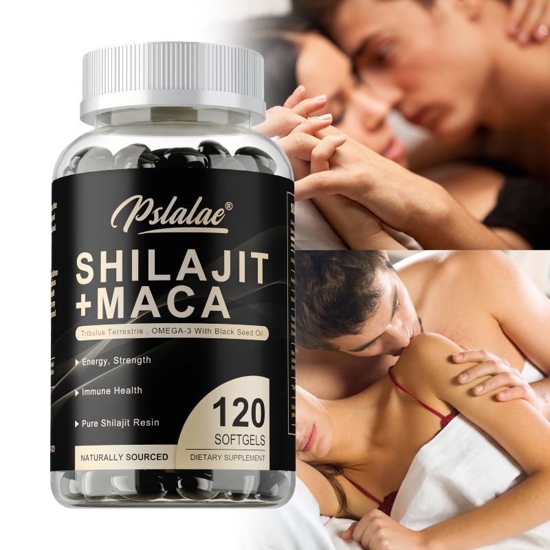 Black Seed Oil Capsule - Shilajit + Maca - Boosts Energy