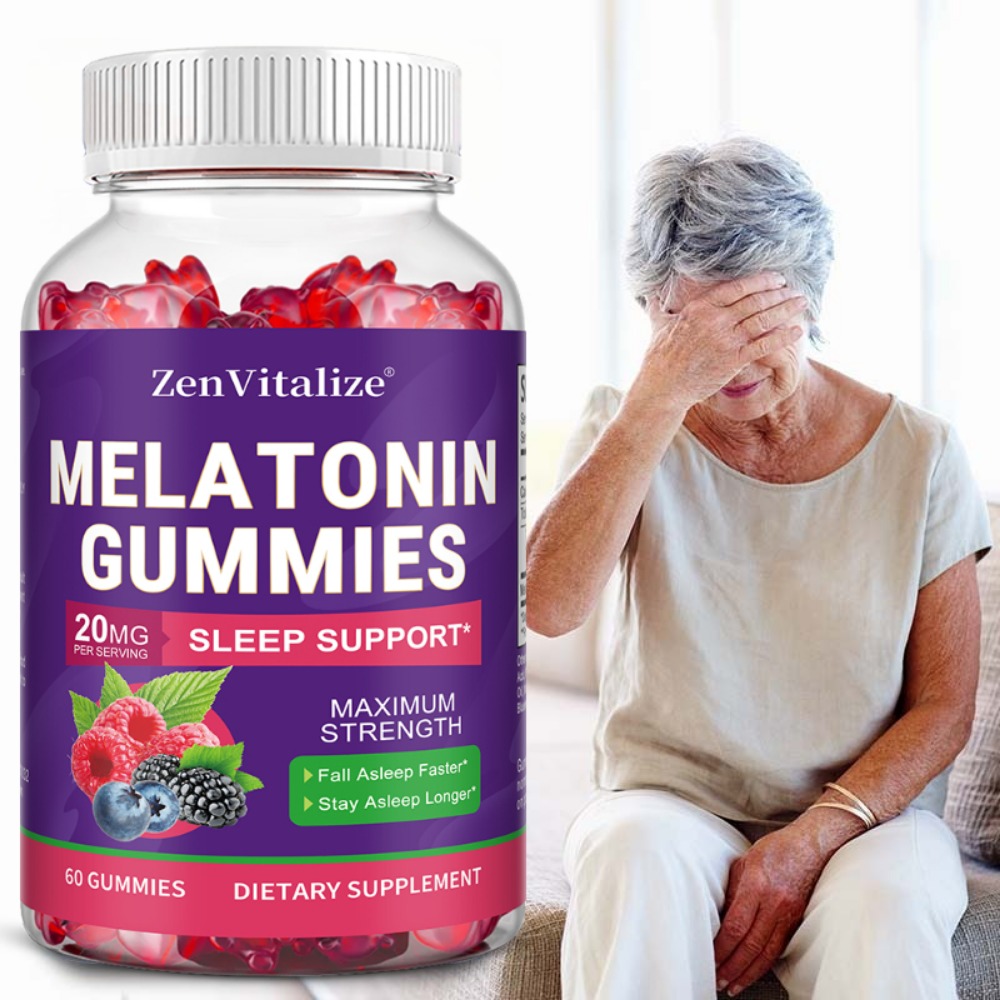 Melatonin Sleep Gummy - Adult Melatonin Gummies Support Sleep Quality,