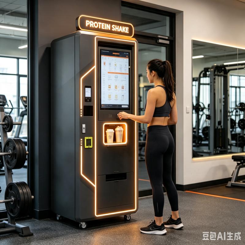 Nutrition Sports Fitness - Automatic Protein Shake Vending Machine Customized