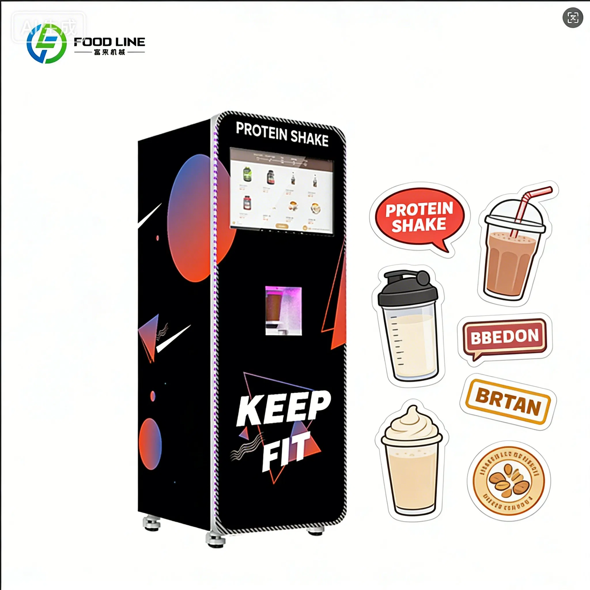 Nutrition Fitness Center - Nutritional Vending Machine Fully Automatic Protein