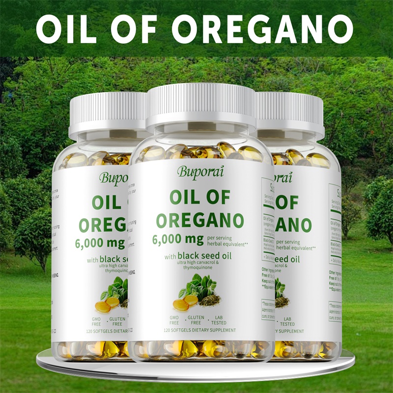 Black Seed Oil Capsule - Oil of Oregano - Contains Black