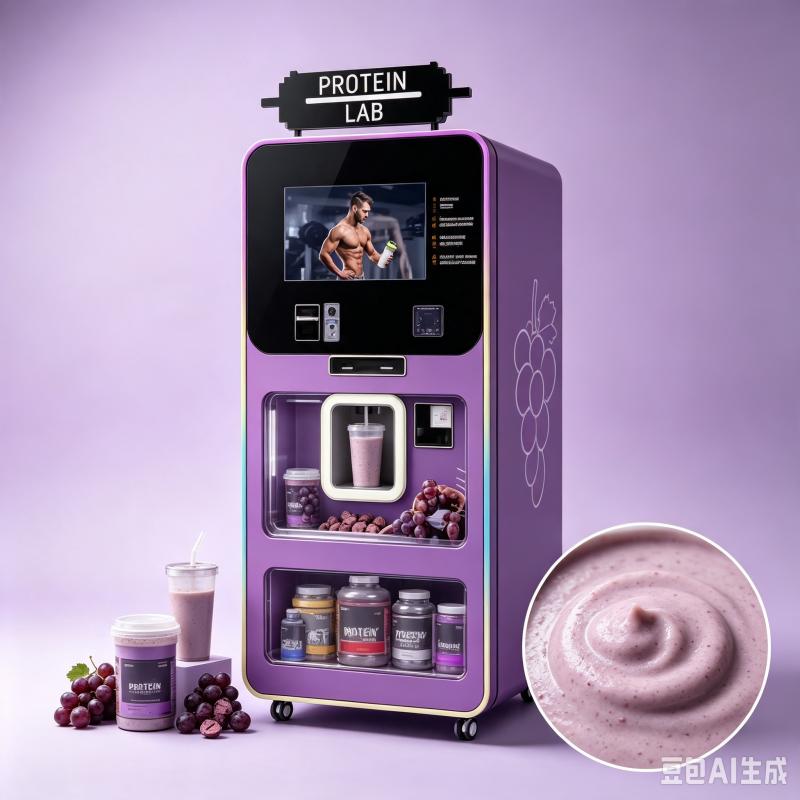 Nutrition Sports Fitness - Protein Shake Vending Machine Customized High