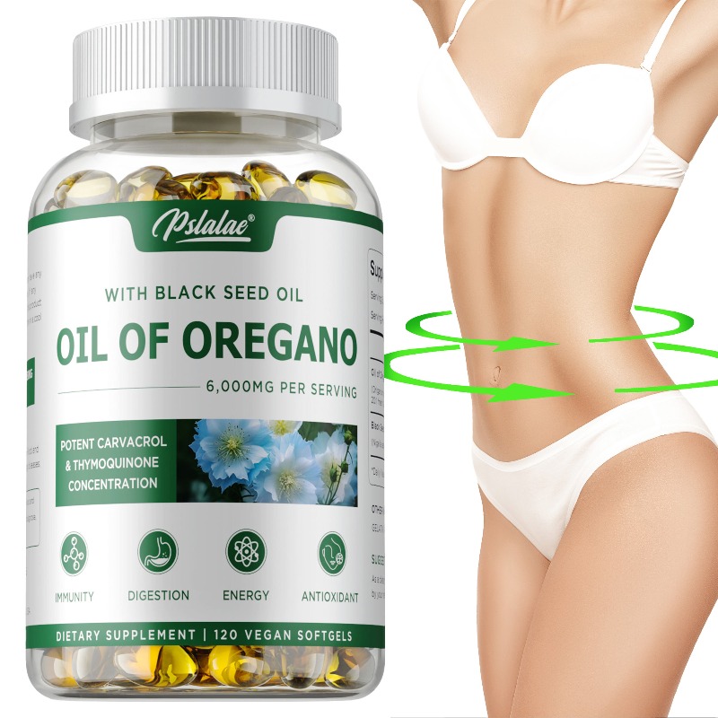 Black Seed Oil Capsule - Oregano Oil Capsules - Antioxidant, Promotes