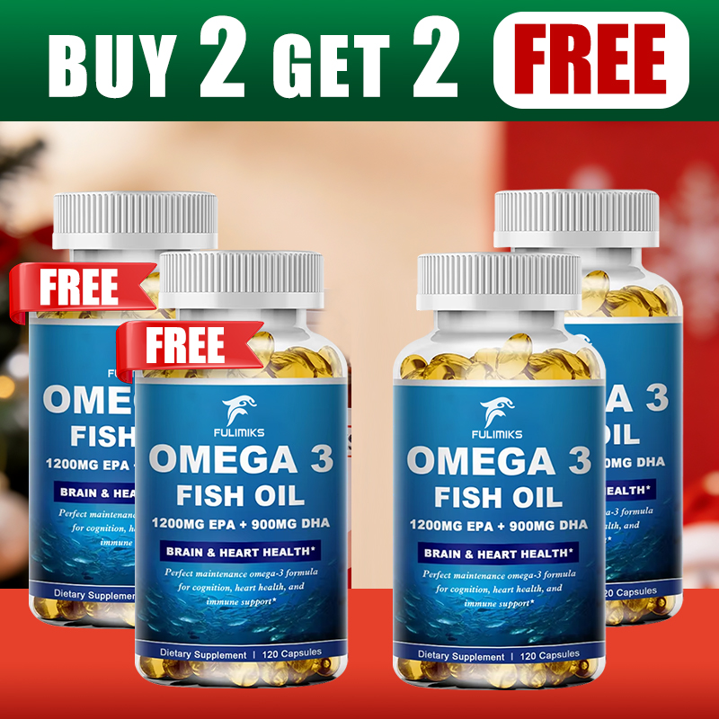 Omega 3 Fish Oil - Buy 2 Get 2 Free! High