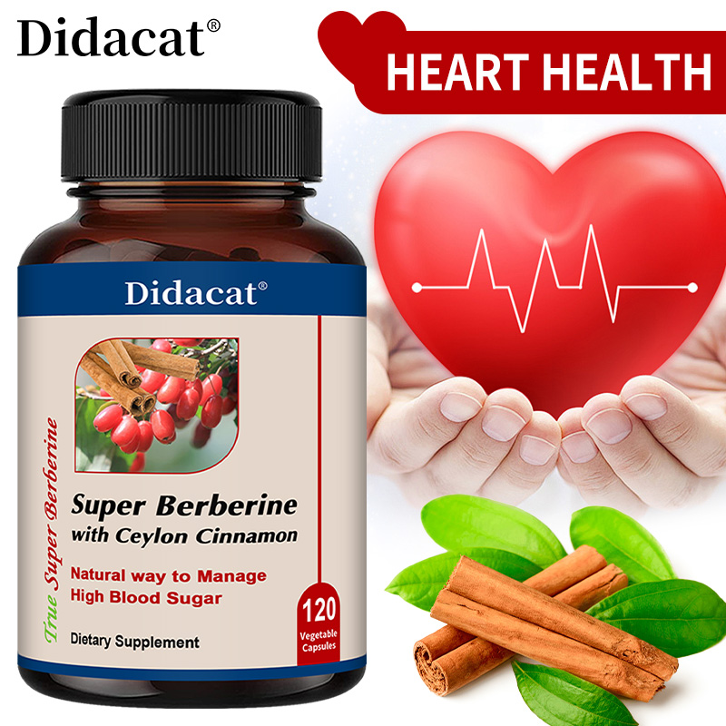 Berberine Hcl Capsule - Berberine HCl with Ceylon Cinnamon Capsules,