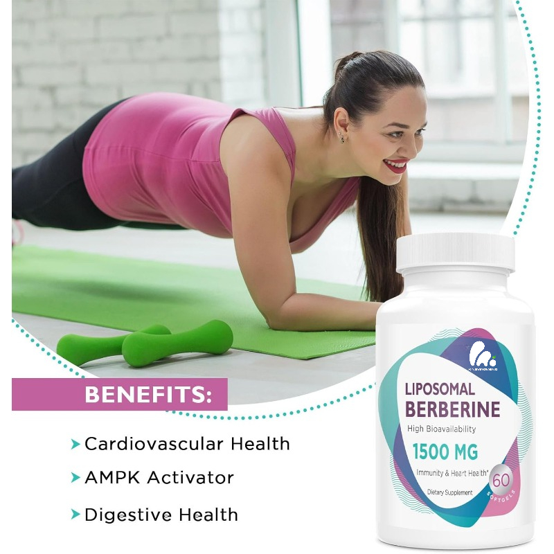 Berberine HCL Supplement 1500m - Berberine Hcl Capsule recension och pris