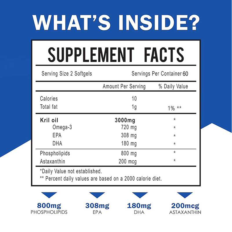 Antarctic Krill Oil 3000mg - O - Omega 3 Fish Oil recension och pris