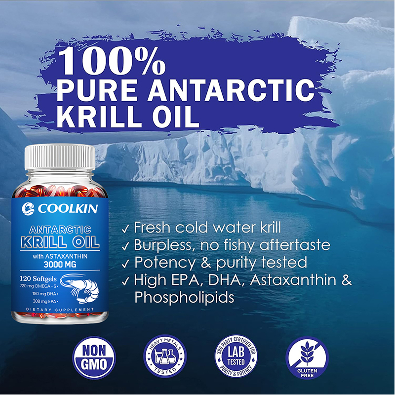 Antarctic Krill Oil 3000mg - O - Omega 3 Fish Oil recension och pris