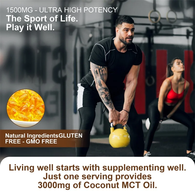 MCT Oil Supplement - Contains  - Mct Oil Coconut recension och pris