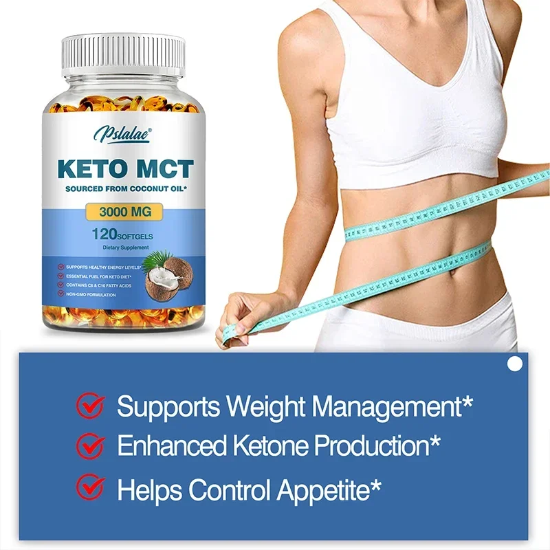Keto MCT Oil 3000 Mg Capsules  - Mct Oil Coconut recension och pris