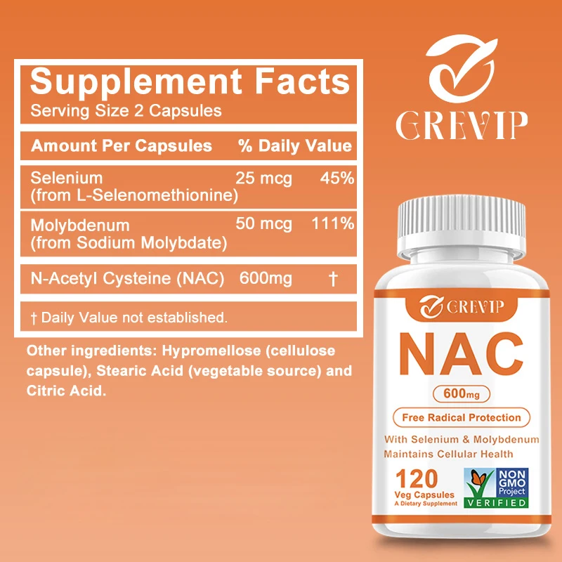 NAC (N-Acetyl Cysteine) 600 Mg - Nac N Acetyl Cysteine recension och pris
