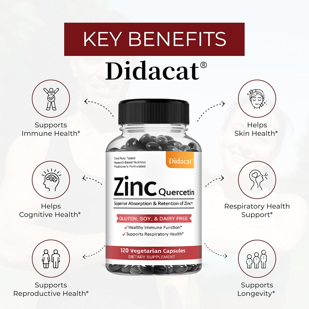 Quercetin & Zinc Vegetarian Ca - Nutrition Zinc recension och pris