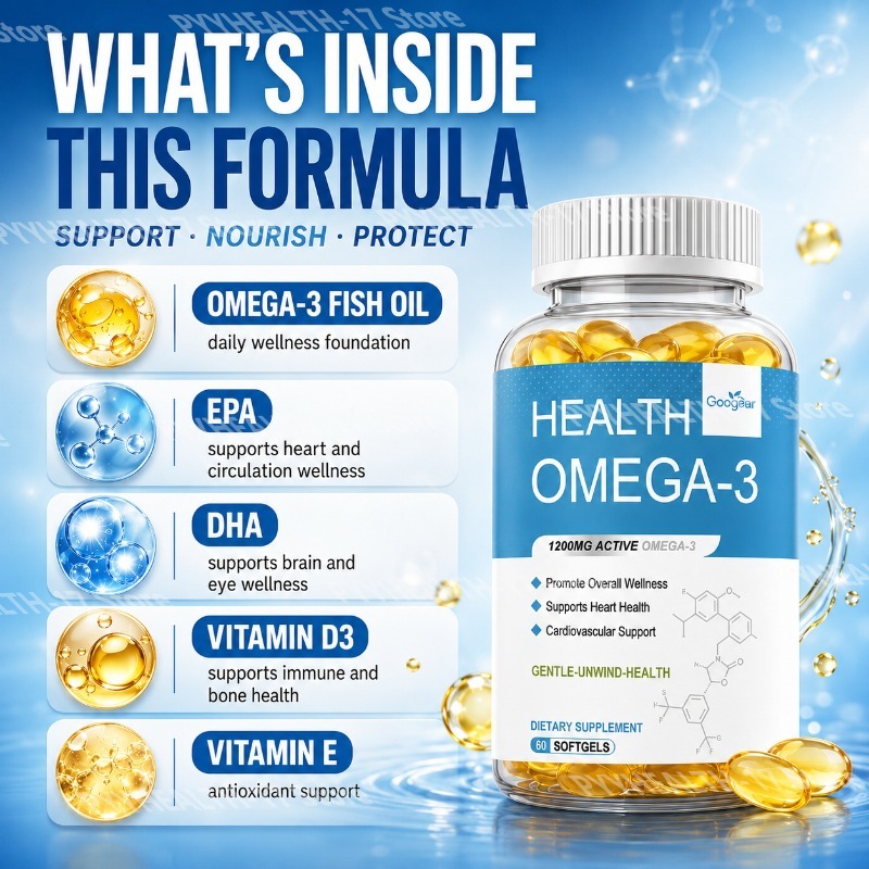 Omega-3 Softgels with 1200 Mg  - Omega 3 Fish Oil recension och pris