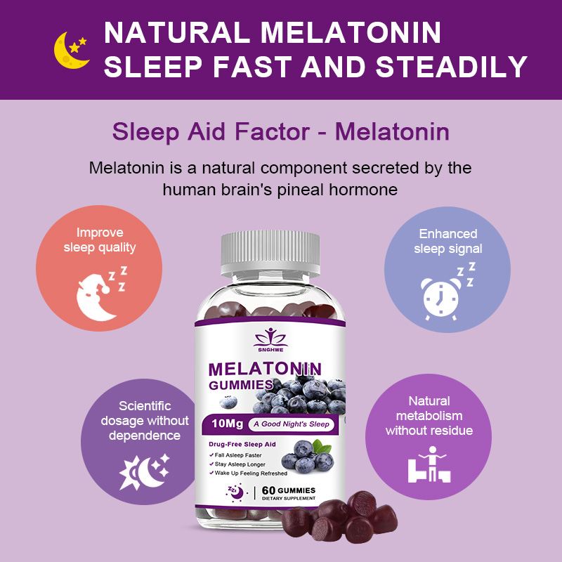 Sleep Melatonin Gummies 10mg F - Melatonin Sleep Gummy recension och pris