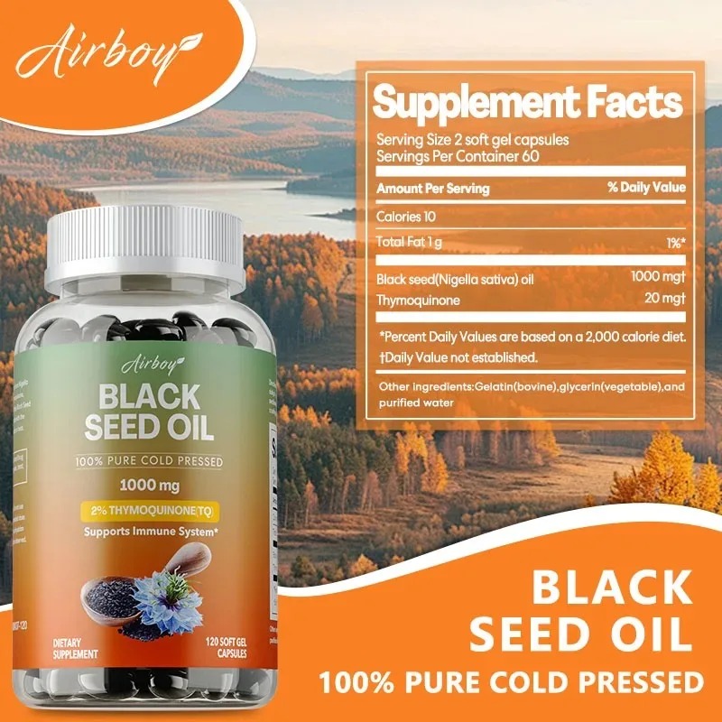 Black Seed Oil Capsules Suppor - Black Seed Oil Capsule recension och pris