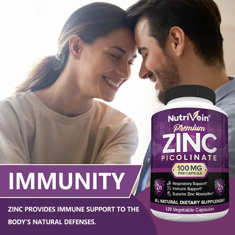 Premium Zinc Picolinate 100mg  - Nutrition Zinc recension och pris