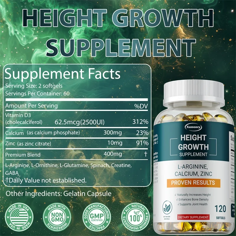 Height Growth Supplements - Su - Nutrition Zinc recension och pris