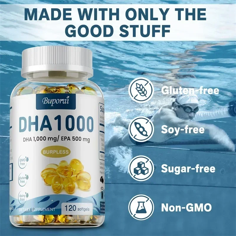 Omega 3 Fish Oil DHA Supplemen - Omega 3 Fish Oil recension och pris