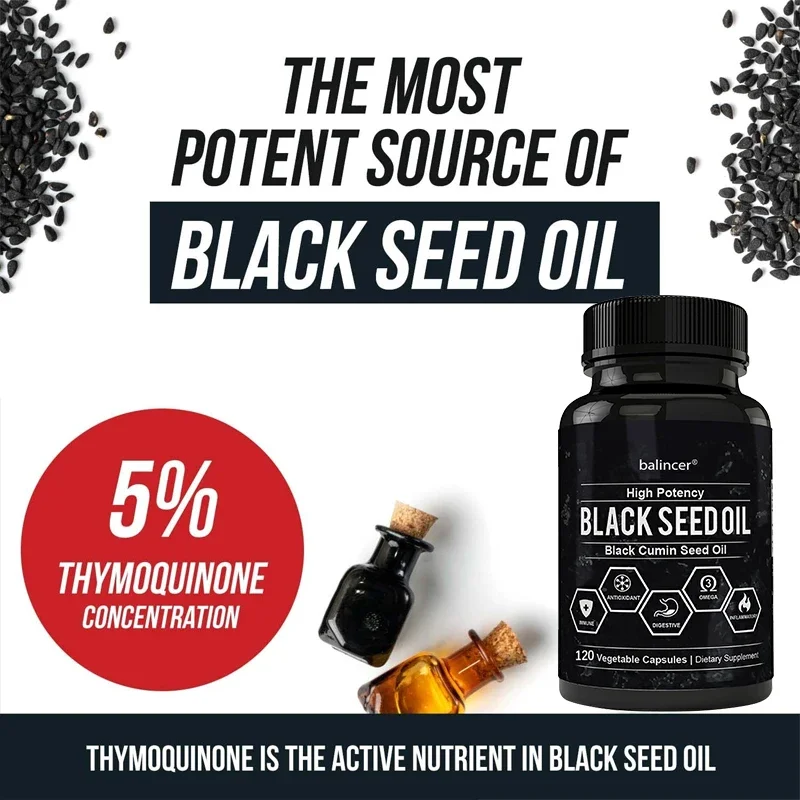 Black Cumin Seed Oil - Support - Black Seed Oil Capsule recension och pris