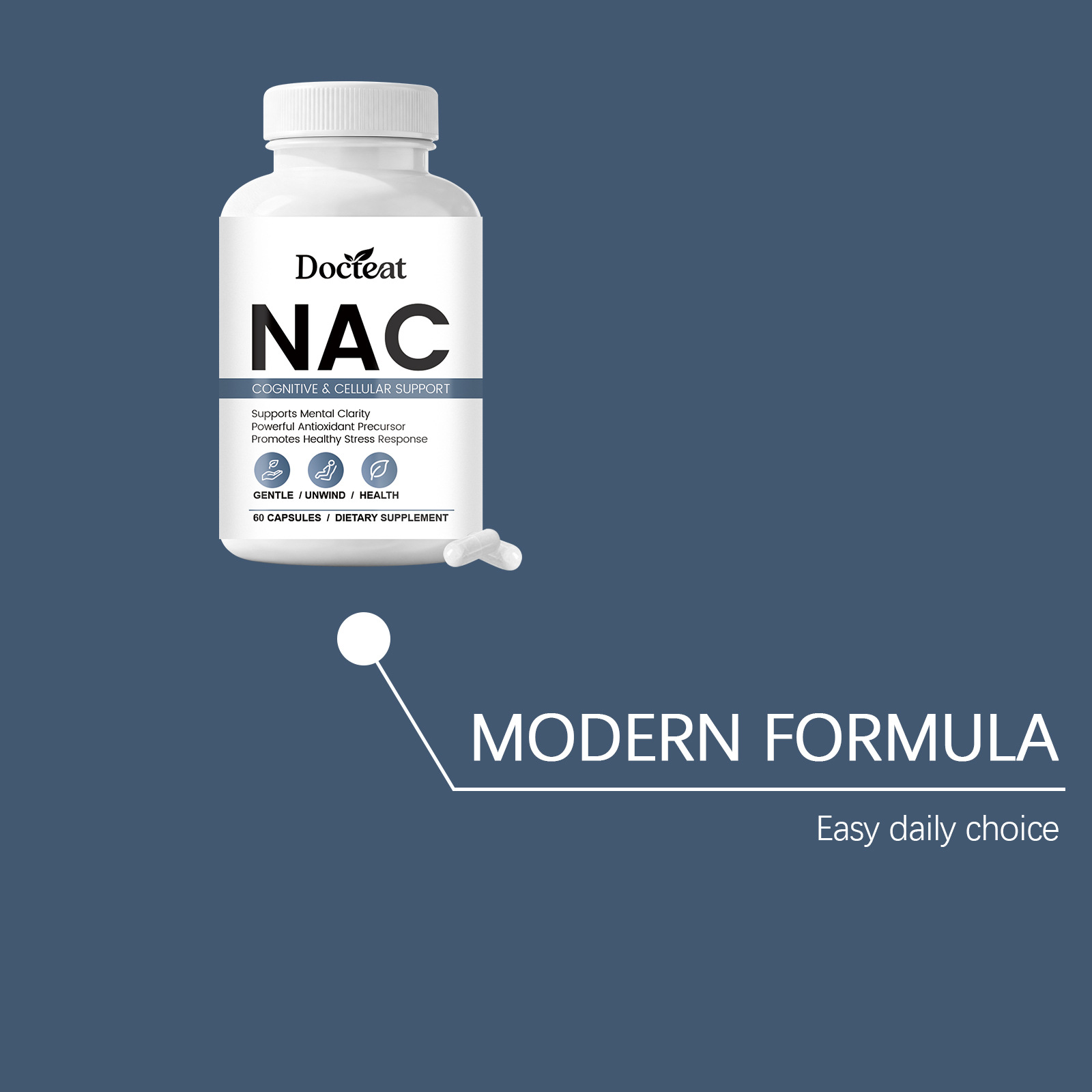NAC Supplement Capsules Powerf - Nac N Acetyl Cysteine recension och pris