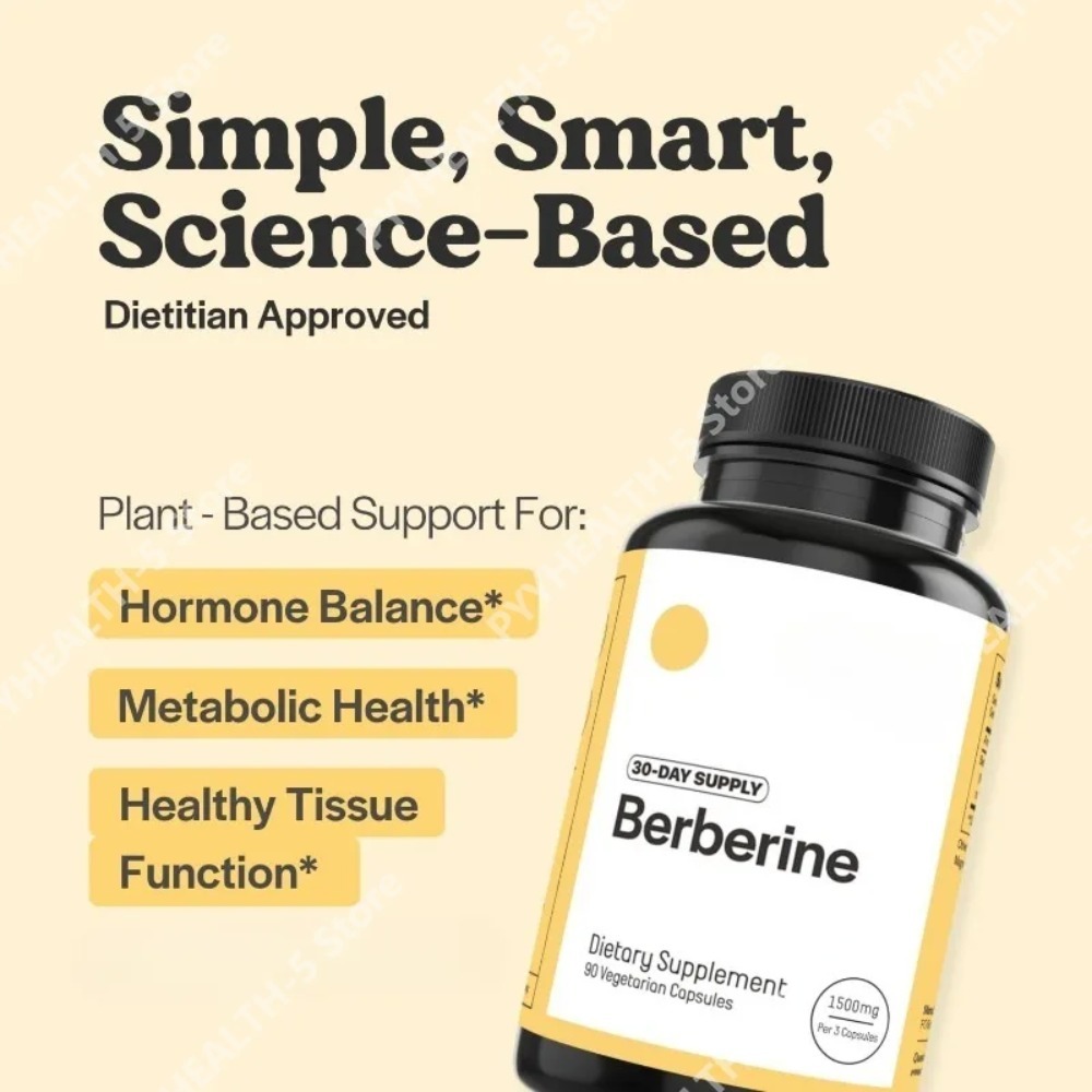 Berberine HCl Supplement 500mg - Berberine Hcl Capsule recension och pris