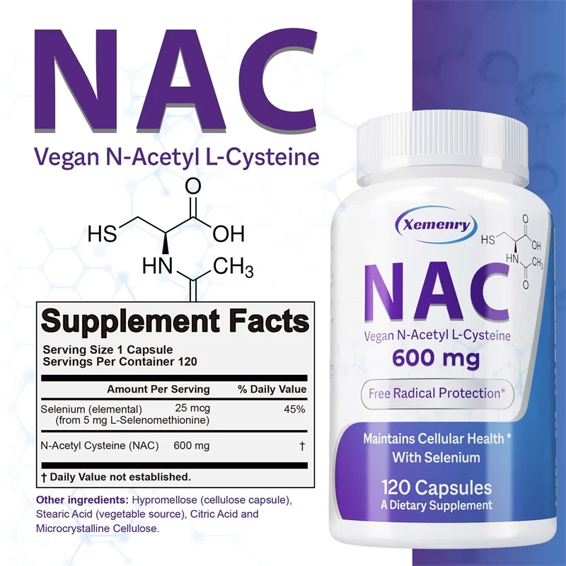 NAC Capsules 600mg - Support S - Nac N Acetyl Cysteine recension och pris