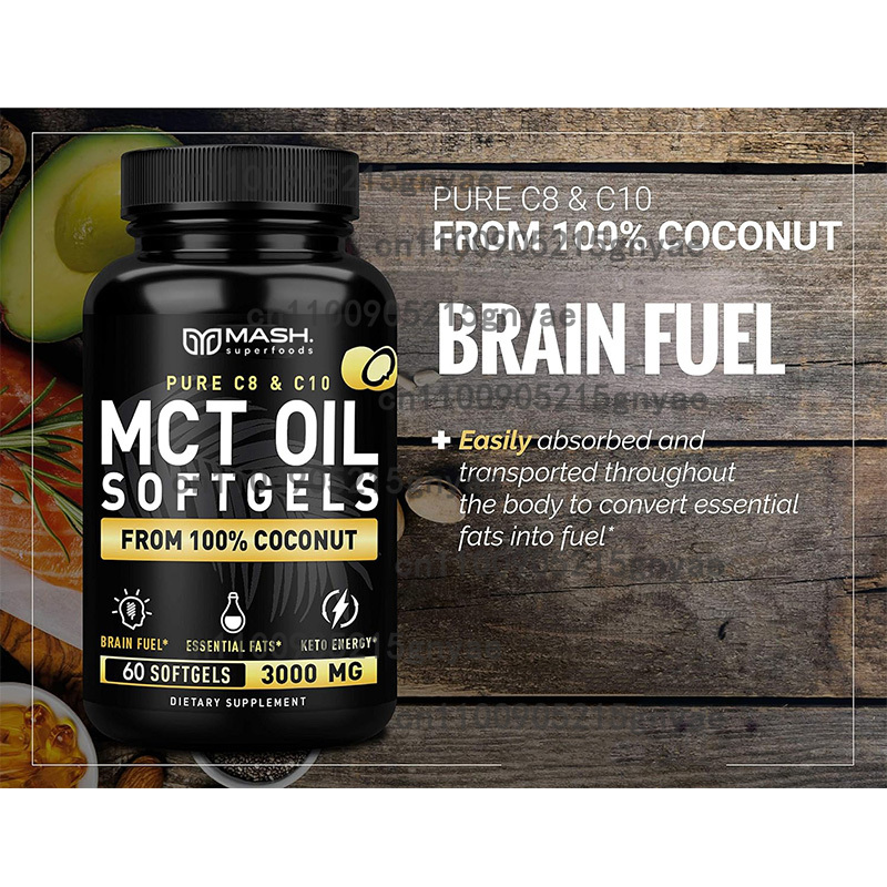 MCT Oil 3600 Mg C8 C10 Capsule - Mct Oil Coconut recension och pris