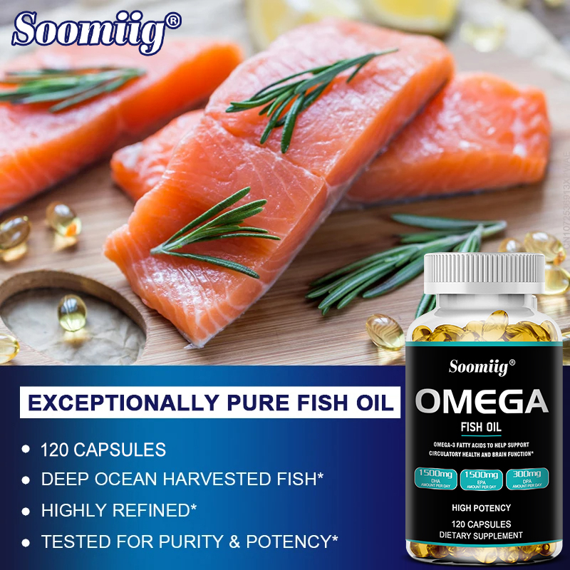Omega 3 Fish Oil Capsules 3300 - Omega 3 Fish Oil recension och pris