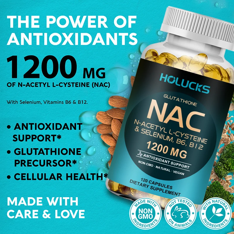NAC Glutathione Capsules Suppl - Nac N Acetyl Cysteine recension och pris