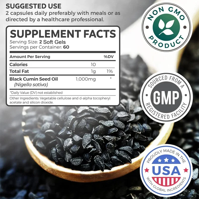 Black Seed Oil Capsules - Supp - Black Seed Oil Capsule recension och pris