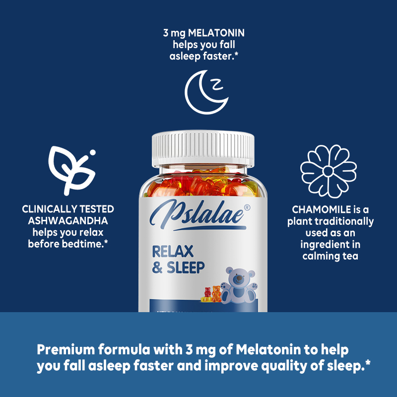 Relax and Sleep - with Melaton - Melatonin Sleep Gummy recension och pris