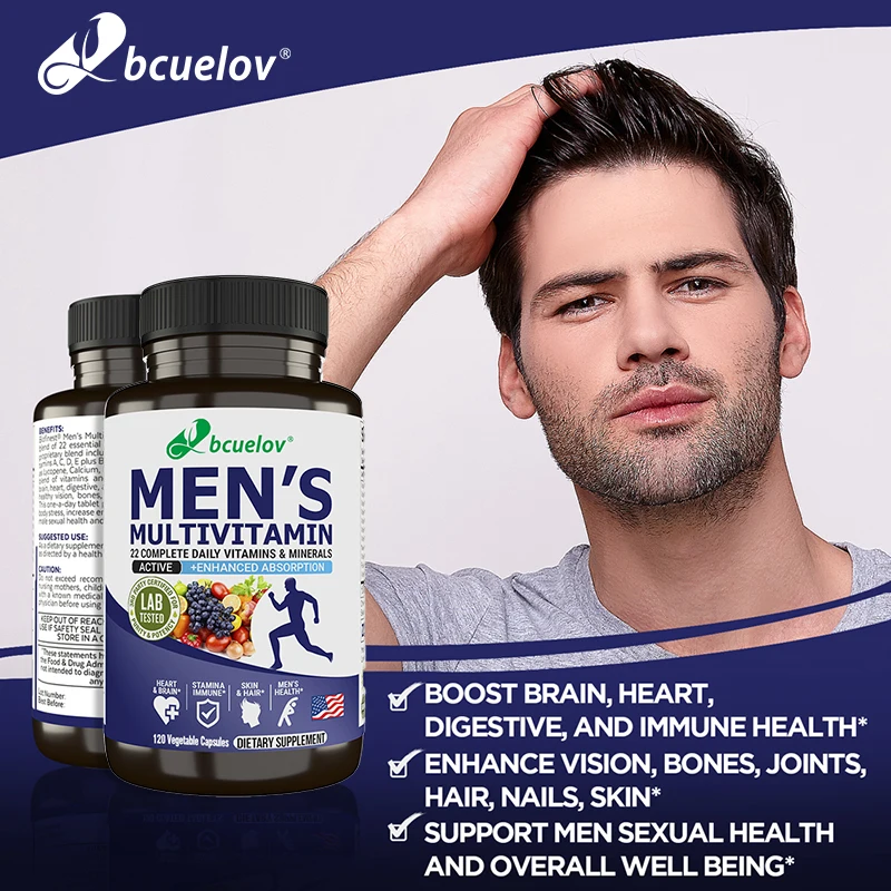 Bcuelov Men's Vitamin and Mine - Nutrition Zinc recension och pris