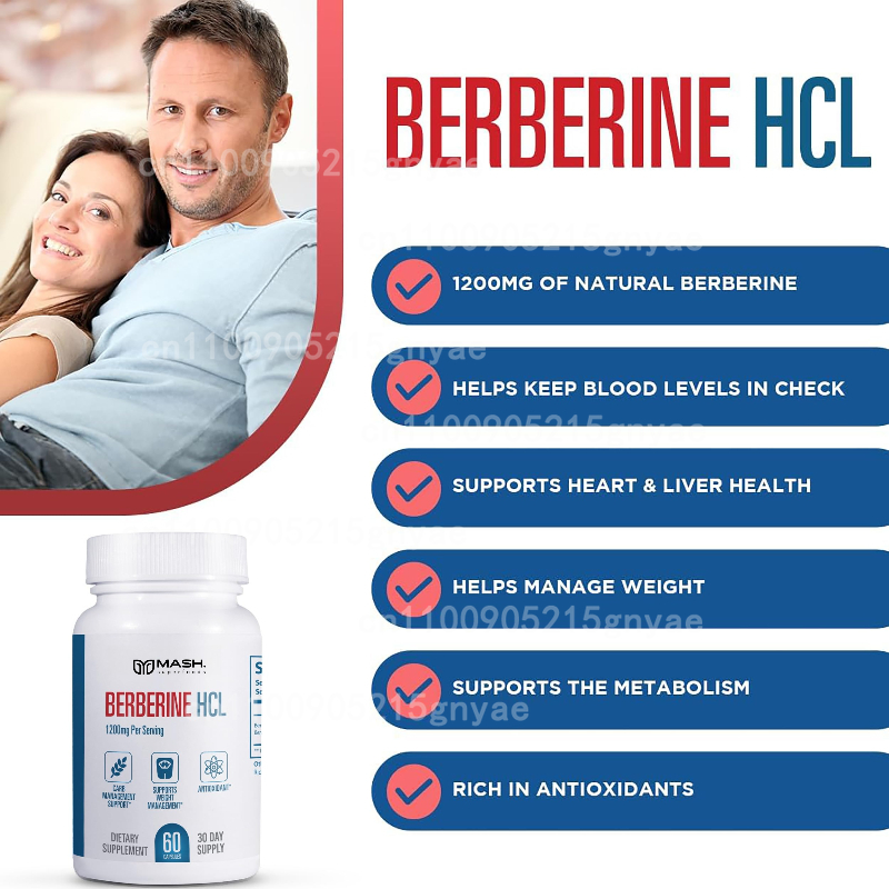 Premium Berberine HCL 1500mg - - Berberine Hcl Capsule recension och pris