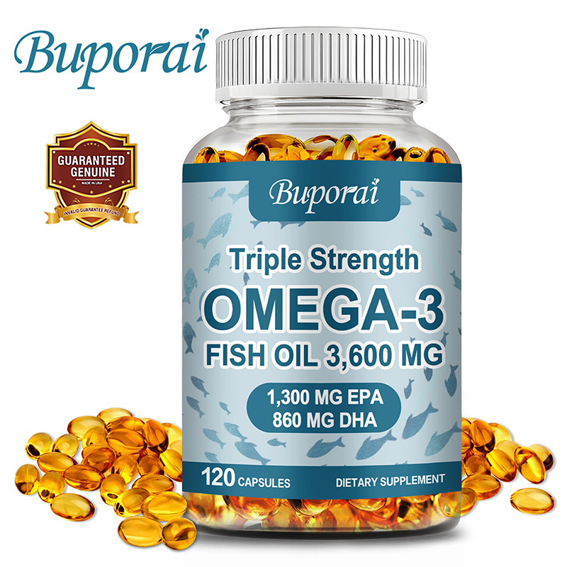 Omega 3 Fish Oil - Boosts Immu - Omega 3 Fish Oil recension och pris