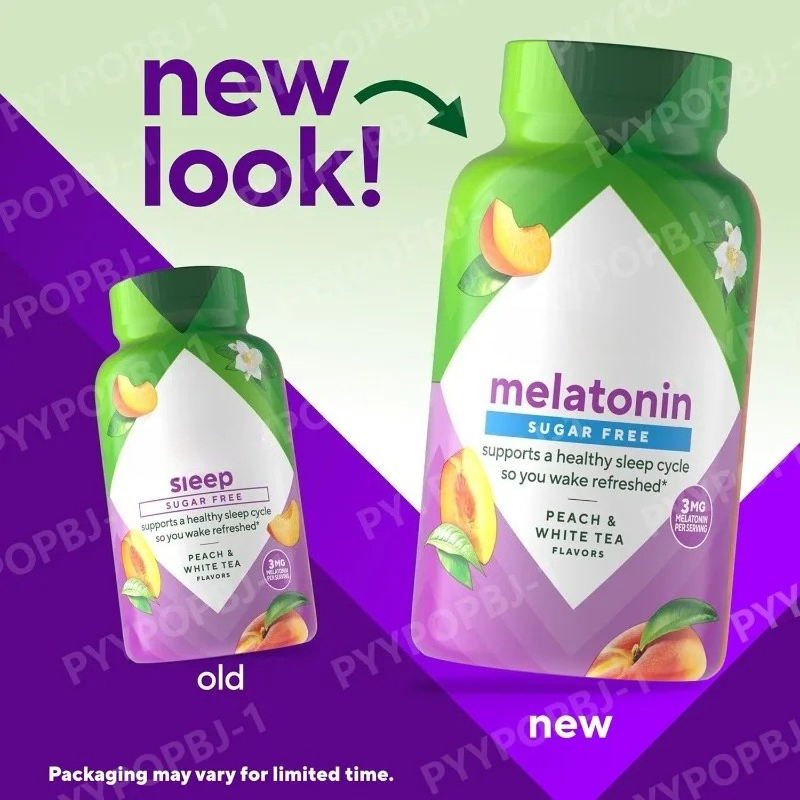 Melatonin Gummy Vitamins 3mg S - Melatonin Sleep Gummy recension och pris