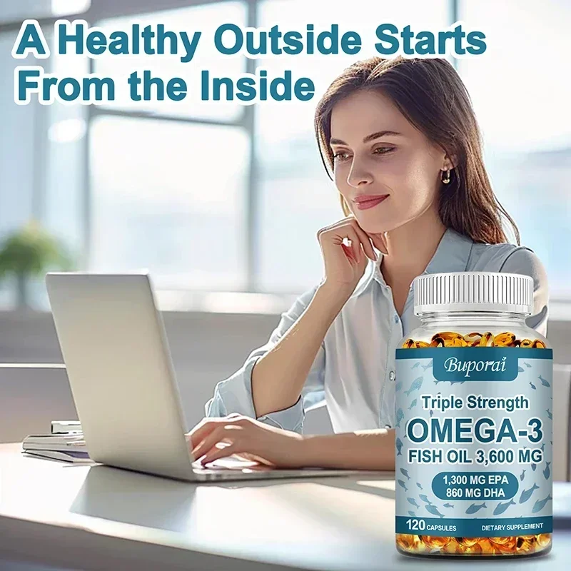 Omega 3 Fish Oil - Supports Ey - Omega 3 Fish Oil recension och pris