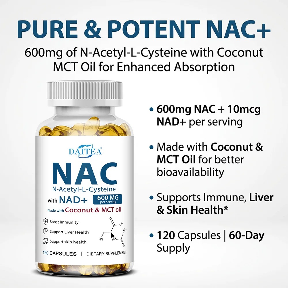 NAC Supplement N-Acetyl Cystei - Mct Oil Coconut recension och pris