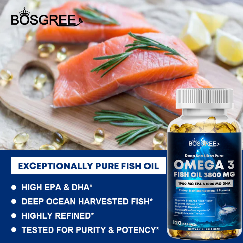 Omega 3 Fish Oil Supplement, E - Omega 3 Fish Oil recension och pris