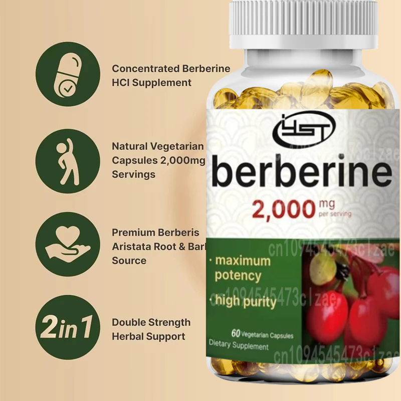 Berberine Supplement | 60 Vege - Berberine Hcl Capsule recension och pris