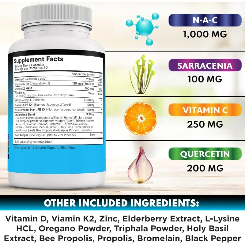 NAC supplements contain vitami - Nutrition Zinc recension och pris