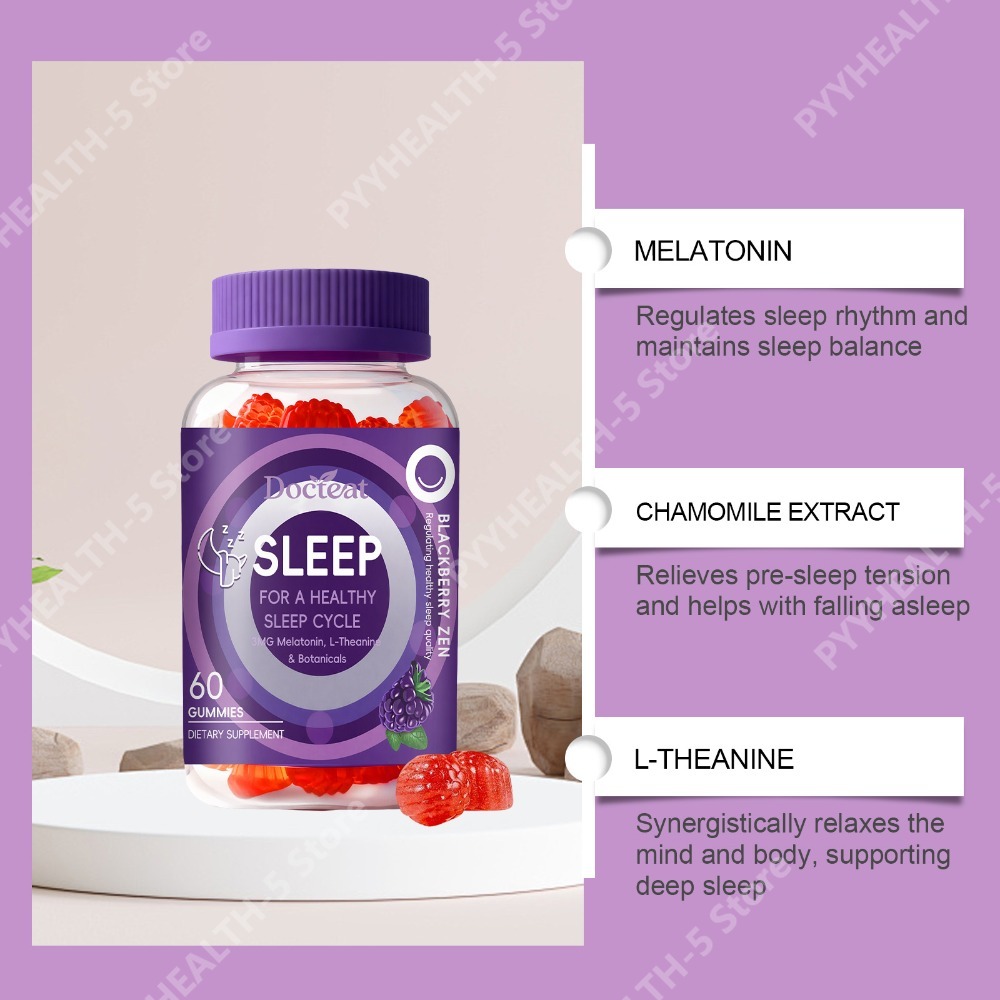Docteat Sleep Gummies 3mg Mela - Melatonin Sleep Gummy recension och pris